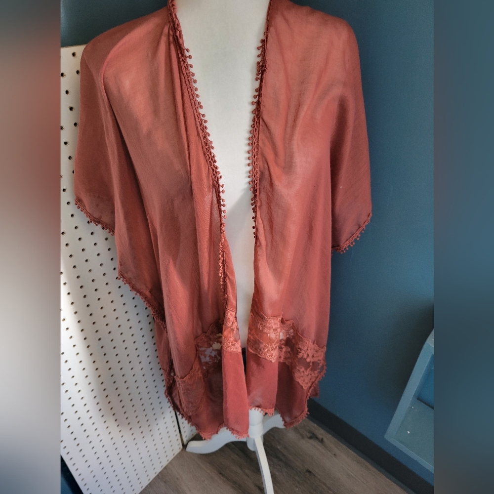 Do Everything in‎ Love One Size sheer cardigan